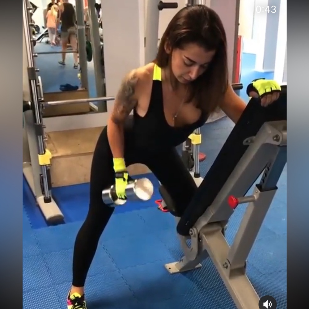 New Neon Yellow and Black Crossback one piece for gym , aerial , yoga - Picture 2 of 6